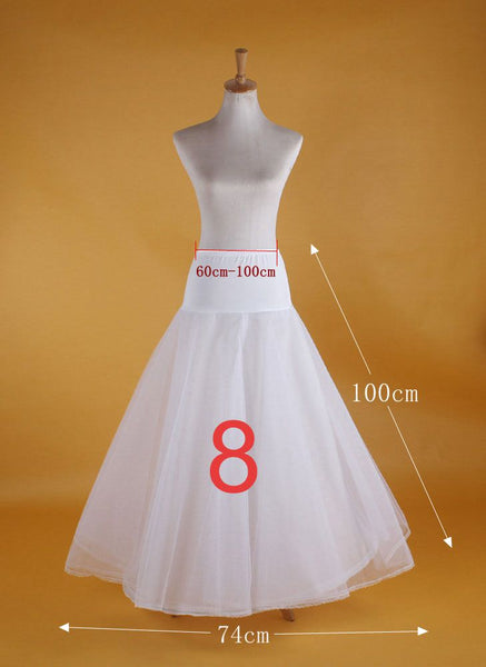 Wedding Petticoat Hoop Crinoline Bridal Underskirt Fancy Skirt Slip