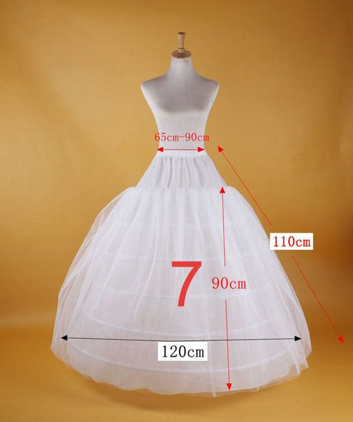 Wedding Petticoat Hoop Crinoline Bridal Underskirt Fancy Skirt Slip