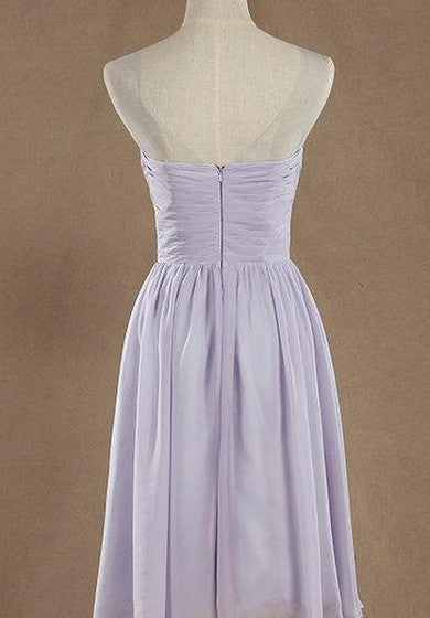 Robe trapèze courte longueur thé en mousseline et dentelle