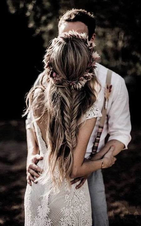 فستان زفاف زفاف دانتيل غمد العميق عتيقة