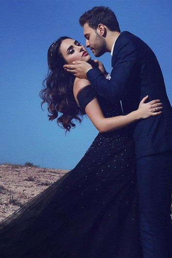 Balonová sukně tylové šaty s odhalenými rameny a krátkými rukávy na zip