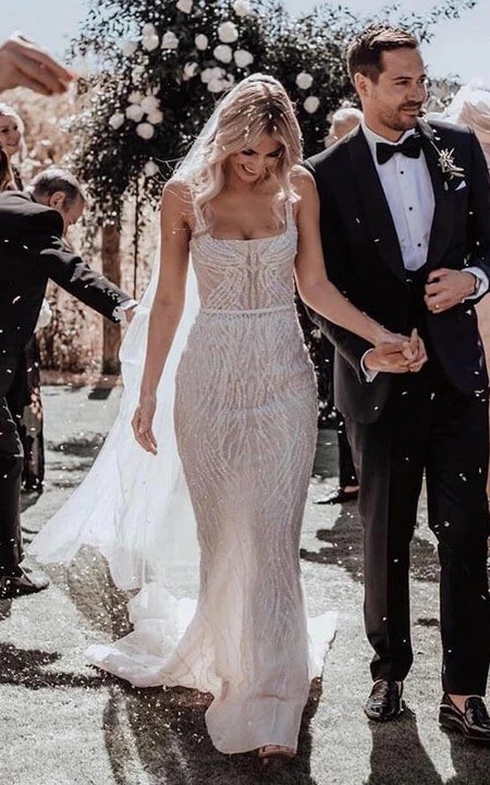 Square Neckline Wedding Dresses Ms. Grace Square Neckline Wedding Dresses Ms. Grace