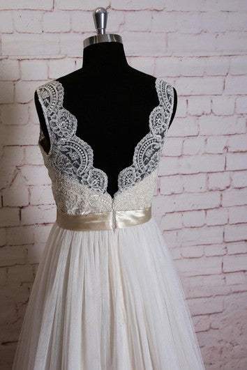 Vestido de tul de la reina sin mangas Anne ANNE