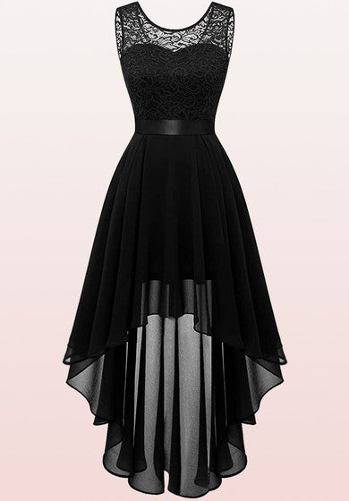 Robe de demoiselle d'honneur en mousseline de soie à col bateau sans manches avec ceinture/ruban