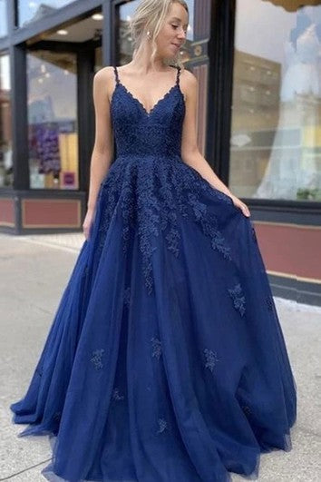 Tylové večerní šaty do podlahy s vlečkou, áčkový střih, bez rukávů, jednoduché, s volánky