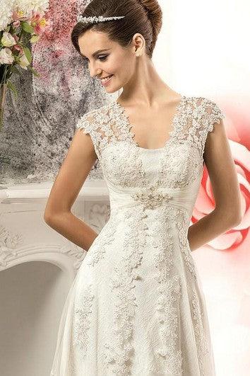 A-Line Sheath Mini Sweetheart Sleeveless Bell Cap Illusion Beading Appliques Illusion Court Train Illusion Lace-Up Back Lace Dress