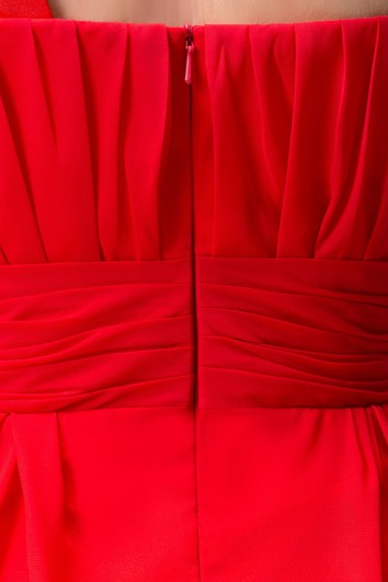 Jednoroční šifonové květinové šaty s dlouhou sukní, nášivkami na ramenou a řasením