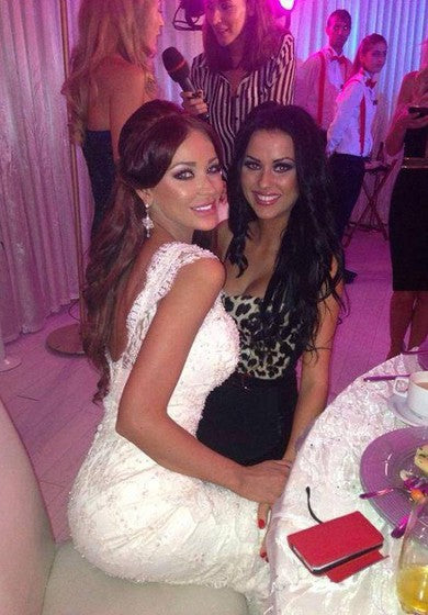 Úchvatné krajkové svatební šaty mořské panny 2018 s korálky a flitry