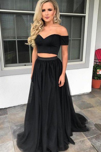 Šaty na ples z tylu s vlečkou po zemi, dvoudílné, bez rukávů, jednoduché